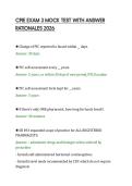 CPJE EXAM 3 MOCK TEST WITH ANSWER&NewLine;RATIONALES 2026&NewLine;