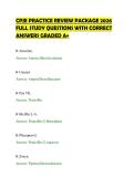 CPJE PRACTICE REVIEW PACKAGE 2026&NewLine;FULL STUDY QUESTIONS WITH CORRECT&NewLine;ANSWERS GRADED A&plus;