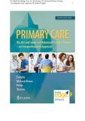 Test Bank For Primary Care Art and Science of Advanced Practice Nursing - An Interprofessional Approach 5th Edition by Lynne M&period; Dunphy&semi; Jill E&period; Winland-Brown&semi; Brian Oscar Porter&semi; Debera J&period; Thomas