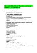 Globus 201 Final Exam Questions and Essays with 100&percnt; Correct Answers&NewLine;