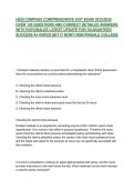 HESI COMPASS COMPREHENSIVE EXIT EXAM 2025&sol;2026 OVER 120 QUESTIONS AND CORRECT DETAILED ANSWERS WITH RATIONALES LATEST UPDATE FOR GUARANTEED SUCCESS A&plus; RATED GET IT NOW&excl;&excl; NIGHTINGALE COLLEGE