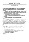 NUR 555 &mdash; Quiz 4 Exam&NewLine;Question and answers&vert; SNHU