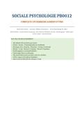 Sociale Psychologie Samenvatting &vert; PB0022 &vert; Open Universiteit &vert; 2026&sol;27