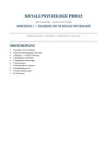 Sociale Psychologie Samenvatting &vert; PB0022 &vert; Open Universiteit &vert; 2026&sol;27