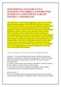 NURS 6540 FINAL EXAM 300 ACTUAL &NewLine;QUESTIONS AND CORRECT ANSWERS WITH &NewLine;RATIONALE LATEST UPDATE ALREADY &NewLine;GRADED A&plus; ASSURED PASS