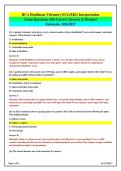 HCA Healthcare Telemetry ECG&sol;EKG Interpretation&NewLine;Exam Questions with Correct Answers & Detailed&NewLine;Rationales 2026&sol;2027