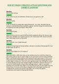NUR 257 EXAM 1 UPDATED ACTUAL QUESTIONS AND&NewLine;CORRECT ANSWERS