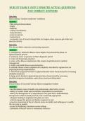 NUR 257 EXAM 1 UNIT 2 UPDATED ACTUAL QUESTIONS&NewLine;AND CORRECT ANSWERS