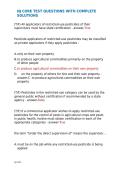 NJ CORE TEST QUESTIONS WITH COMPLETE SOLUTIONS&period;