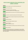 NUR 257 EXAM 3 UPDATED ACTUAL QUESTIONS AND&NewLine;CORRECT ANSWERS