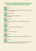 NUR 257 EXAM 3 COMPREHENSIVE REVIEW UPDATED&NewLine;ACTUAL QUESTIONS AND CORRECT ANSWERS