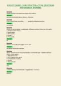 NUR 257 EXAM 3 FINAL UPDATED ACTUAL QUESTIONS&NewLine;AND CORRECT ANSWERS