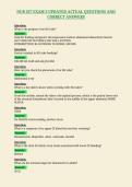 NUR 257 EXAM 3 UPDATED ACTUAL QUESTIONS AND&NewLine;CORRECT ANSWERS