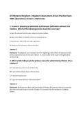 ATI Maternal Newborn &vert; Newborn Assessment & Care Practice Exam&NewLine;2026 &vert;Questions &vert;Answers &vert;Rationales&NewLine;