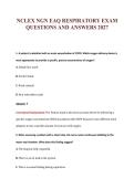 NCLEX NGN EXAM Bundle &vert; 2027 Update with complete solutions&period;