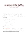 NCLEX NGN EXAM Bundle &vert; 2027 Update with complete solutions&period;
