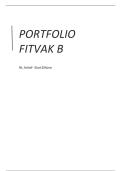 VOLLEDIG UITGEWERKT PORTFOLIO FITNESS TRAINER B