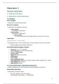 Samenvatting Materialen 1  &vert; Hogeschool Gent &vert; Interieurvormgeving &vert; 2024&sol;25