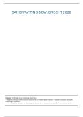 Samenvatting Bewijsrecht &vert; UA &vert; 2026&sol;2027