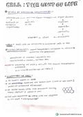 CELL STRUCTURE AND FUNCTION HANDWRITTEN CRISP NOTES FOR INSTANT REVISION