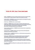 Poli Sci 100 - UNC - Exam 1 Terms Latest Update
