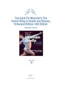 Memmler&rsquo;s The Human Body in Health and Disease Enhanced 14th Edition &vert; Test Bank Questions & Answers
