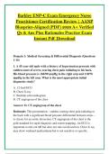 Barkley ENP-C Exam Emergency Nurse &NewLine;Practitioner Certification Review &vert; AANP &NewLine;Blueprint-Aligned &lpar;PDF&rpar; 2026 A&plus; Verified &NewLine;Qs & Ans Plus Rationales Practice Exam &NewLine;Instant Pdf Download