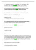 AACN EXAM 2026&sol;2027 UPDATED QUESTIONS AND CORRECT &NewLine;ANSWERS &vert; GRADED A&plus; 