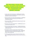 NSG 3850 EXAM 3 STUDY GUIDE &NewLine;2026&sol;2027 ACCURATE QUESTIONS WITH &NewLine;CORRECT DETAILED SOLUTIONS &vert;&vert; &NewLine;100&percnt; GUARANTEED PASS &NewLine;<NEWEST VERSION>