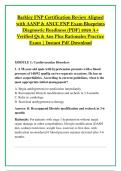 Barkley FNP Certification Review Aligned &NewLine;with AANP & ANCC FNP Exam Blueprints &NewLine;Diagnostic Readiness &lpar;PDF&rpar; 2026 A&plus; &NewLine;Verified Qs & Ans Plus Rationales Practice &NewLine;Exam &vert; Instant Pdf Download