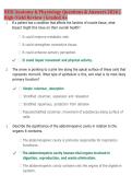 HESI Anatomy & Physiology Questions & Answers 2026&sol;2027 &vert; High-Yield Review &vert; Latest Update &vert; Graded A&plus;