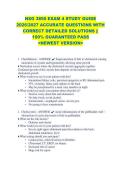 NSG 3850 EXAM 4 STUDY GUIDE &NewLine;2026&sol;2027 ACCURATE QUESTIONS WITH &NewLine;CORRECT DETAILED SOLUTIONS &vert;&vert; &NewLine;100&percnt; GUARANTEED PASS &NewLine;<NEWEST VERSION> 