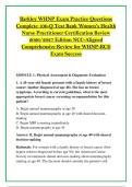 Barkley WHNP Exam Practice Questions &NewLine;Complete 100-Q Test Bank Women's Health &NewLine;Nurse Practitioner Certification Review  &NewLine;2026&sol;2027 Edition NCC-Aligned  &NewLine;Comprehensive Review for WHNP-BC&reg; &NewLine;Exam Success
