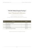 NUR 201 EXAM 1 ACTUAL 2026&sol;2027 &vert; Medical-Surgical Nursing I &vert; Verified Q&A &vert; Fortis College &vert; Pass Guaranteed - A&plus; Graded&NewLine;&NewLine;