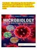 Test Bank - Microbiology for the Healthcare Professional &lpar;3rd Edition by VanMeter & Hubert&rpar;- Verified Chapters 1&ndash;25 Complete Guide&period;pdf&NewLine;&NewLine;