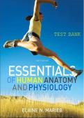 Essentials of Human Anatomy & Physiology Test Bank &vert; Practice Questions & Answers &vert; Complete Study Guide