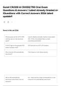GoJet CRJ550 & CRJ550&sol;700 Oral Exam Questions & Answers &vert; Latest Already Graded A&plus; &vert;Questions with Correct Answers 2026 latest update&excl;&excl;