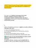 AHIP Final Exam Prep Guide 2025-2026 Comprehensive Questions & Graded A&plus; Rationales&period;pdf&NewLine;&NewLine;
