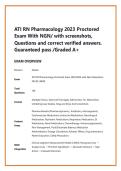 ATI RN Pharmacology 2023 Proctored Exam with NGN &ndash; Ultimate Comprehensive Study Guide with Screenshot-Style Questions&comma; Evidence-Based Answers&comma; Detailed Clinical Rationales&comma; Next Generation NCLEX Case Studies&comma; SATA Practice&comma; Medication Administration Scena
