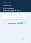 Samenvatting Scheikunde 6 VWO &vert; H15-19