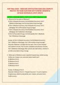 AHIP FINAL EXAM &ndash; MEDICARE CERTIFICATION EXAM 2026 COMPLETE &NewLine;PRACTICE TEST BANK QUESTIONS WITH VERIFIED ANSWERS & &NewLine;DETAILED RATIONALES LATEST UPDATE 
