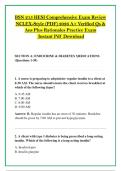 BSN 215 HESI Comprehensive &lpar;PDF&rpar; &vert; &lpar;2026&rpar; NCLEX Questions &vert; Nursing Review