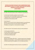 CERTIFIED OCCUPANCY SPECIALIST &lpar;COS&rpar; COMPREHENSIVE EXAM &NewLine;2026 COMPLETE PRACTICE TEST BANK &vert;QUESTIONS WITH VERIFIED &NewLine;ANSWERS & DETAILED RATIONALES LATEST UPDATE 