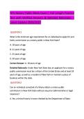 NYS Notary Public Mock Exam &vert; Full-Length Practice &NewLine;Test with Verified Answers & Detailed Rationales &ndash; &NewLine;Latest Update 2026&sol;2027 