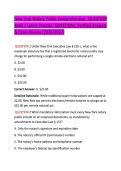 New York Notary Public Comprehensive  QUESTION &NewLine;Bank &vert; Latest Practice  QUESTIONs&comma; Verified Answers &NewLine;& Exam Review &lpar;2026&sol;2027&rpar; 