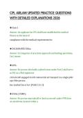 CPL AIRLAW UPDATED PRACTICE QUESTIONS&NewLine;WITH DETAILED EXPLANATIONS 2026