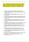 TPATC &ndash; TRANSPORT PROFESSIONAL ADVANCED TRAUMA &vert;&NewLine;EXAM QUESTIONS AND 100&percnt; VERIFIED ANSWERS &vert; NEW&NewLine;UPDATED 2026&sol;2027 &vert; GRADED A&plus; &vert; GUARANTEED PASS&period;