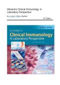 Test Bank - Stevens's Clinical Immunology&colon; A Laboratory Perspective&comma; 6th Edition &lpar;Miller&comma; 2026&rpar;&comma; All Chapters  1-25 Fully Covered 2026&sol;2027