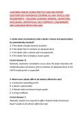 CALIFORNIA DEALER LICENSE PRACTICE EXAM 200 VERIFIED QUESTIONS WITH RATIONALES COVERING ALL DMV VEHICLE CODE REQUIREMENTS &ndash; INCLUDING LICENSING&comma; BONDING&comma; ADVERTISING&comma; DISCLOSURES&comma; ODOTER RULES&comma; SALE CONTRACTS&comma; CONSIGNMENT&comma; AND CONSUMER PROTECTION LAWS