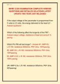 IBHRE CCDS EXAMINATION COMPLETE VERIFIED &NewLine;QUESTIONS AND DETAILED SOLUTIONS LATEST &NewLine;UPDATE THIS YEAR JUST RELEASED